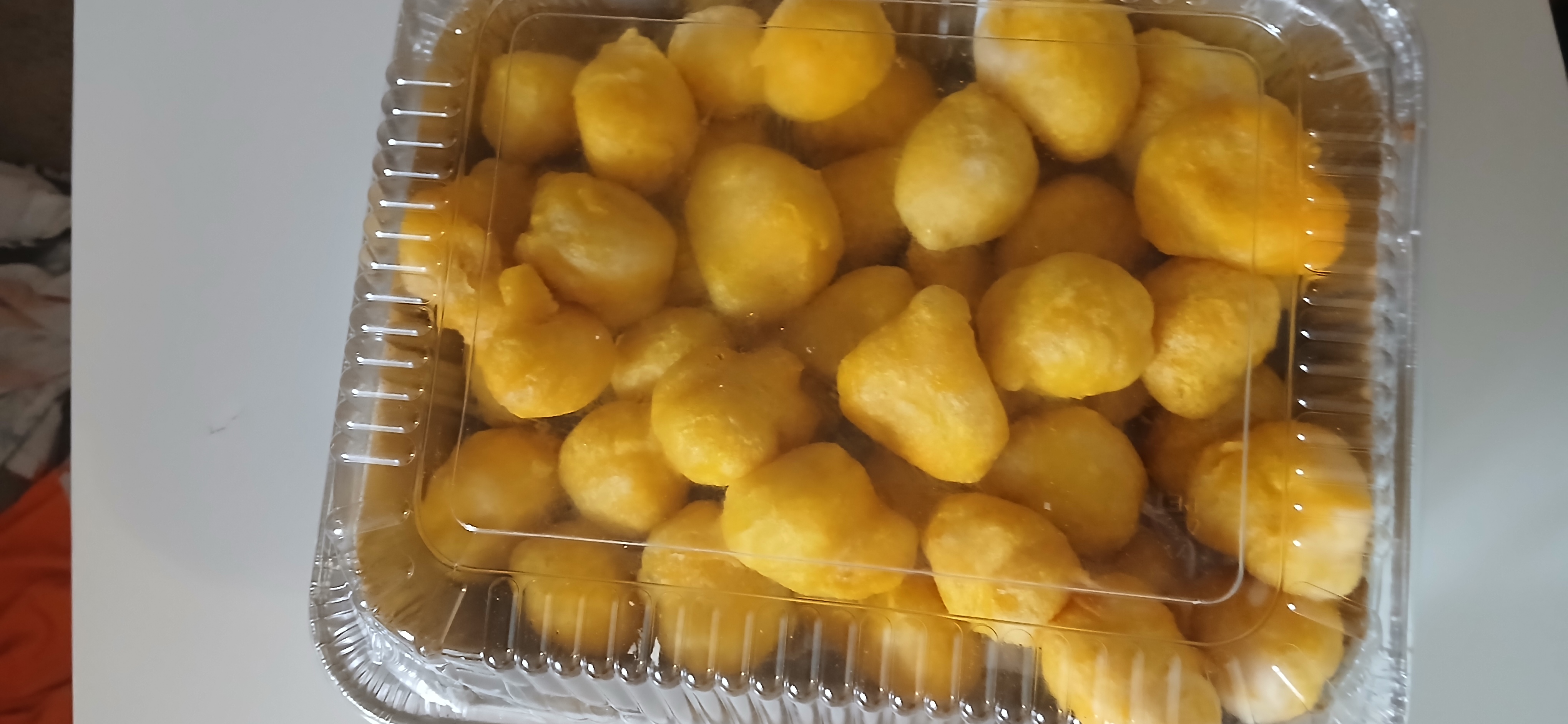 Beignets de farine jaune+vermicelle
