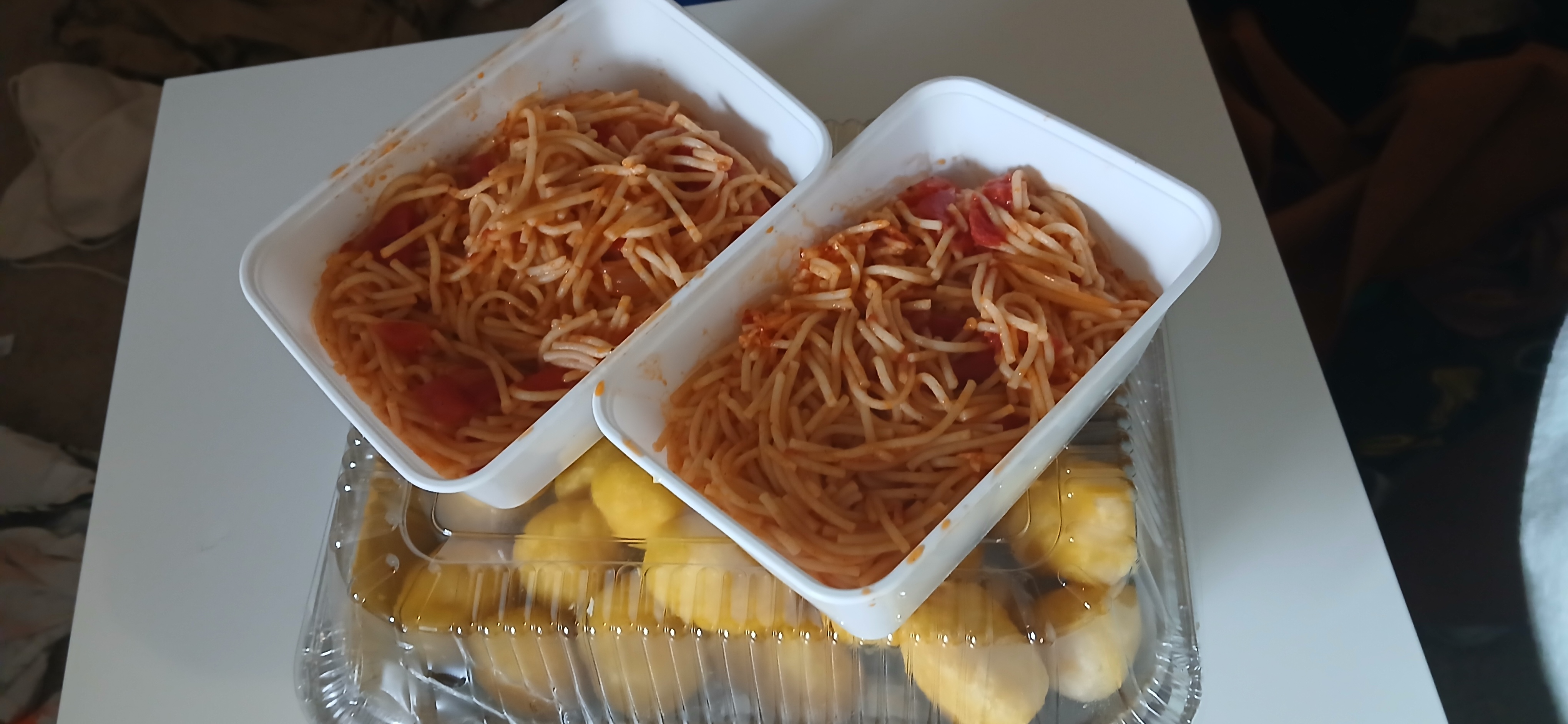 Beignets de farine jaune+vermicelle